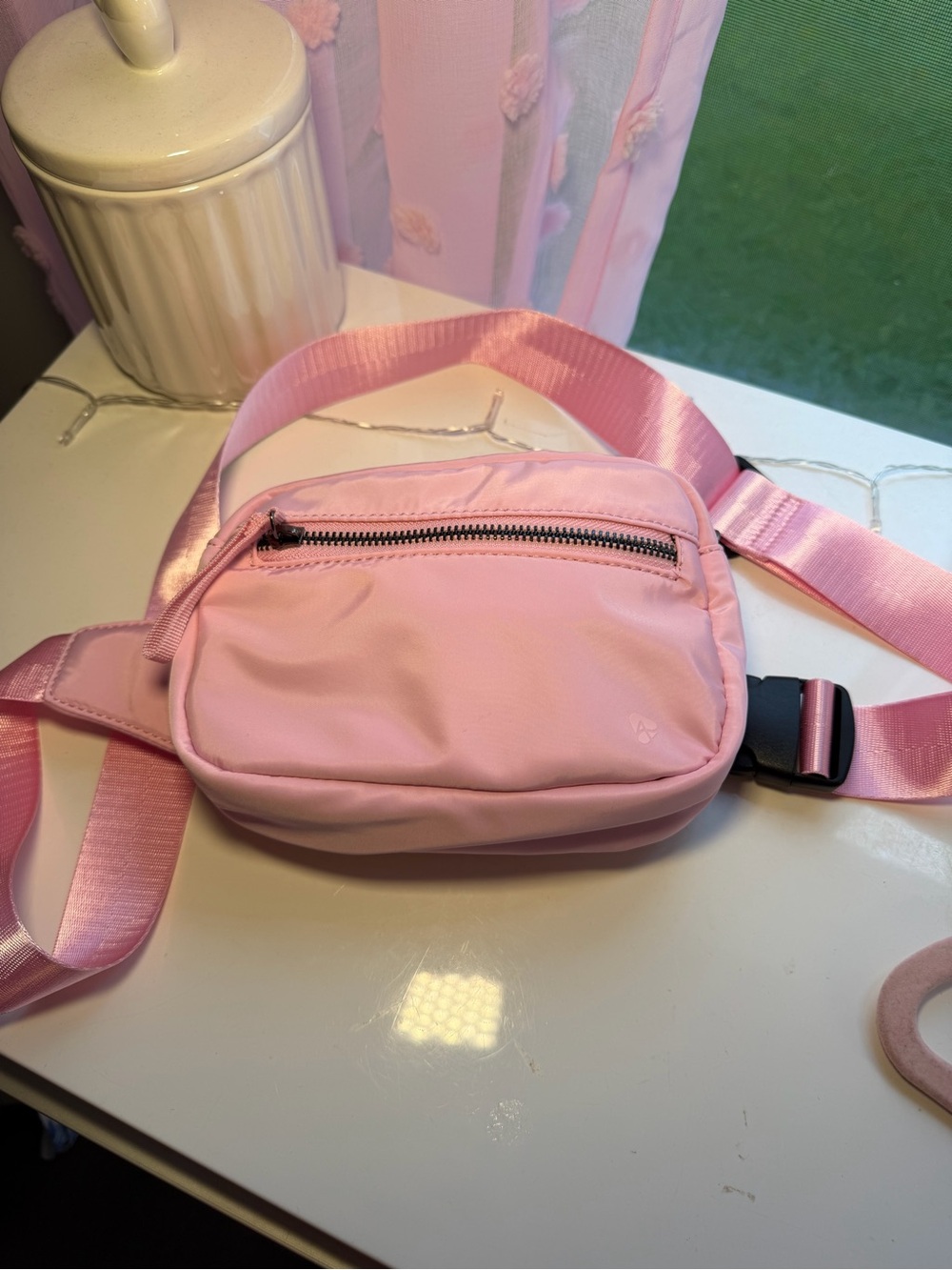 Pink Women's Crossbody Belt Bag